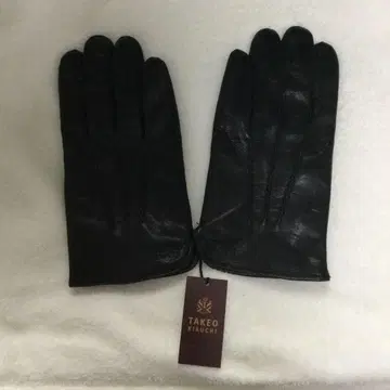 TAKEO KIKUCHI 블랙 가죽 장갑