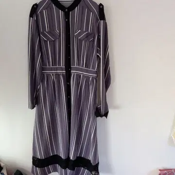 엑시즈팜 원피스 스트라이프