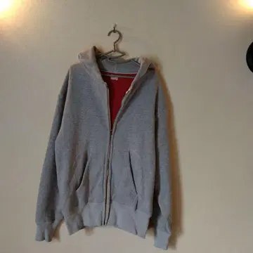 새상품급! 사이즈 XL 쿠시맨 후드티 그레이 이너 서멀