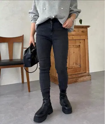 택 포함 새상품 prose verse 스트레치 스키니 데님