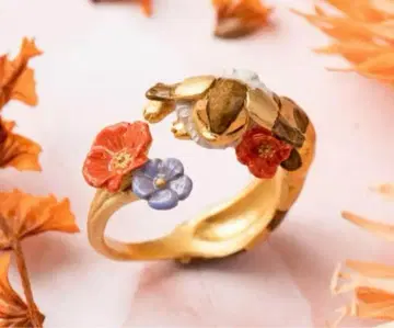 [ 새상품, 미사용 ] 지브리 천공의 성 라퓨타 동동이 반지 여우 반지