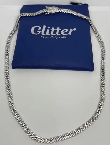 Glitter 5mm Iced Out Prong Chain