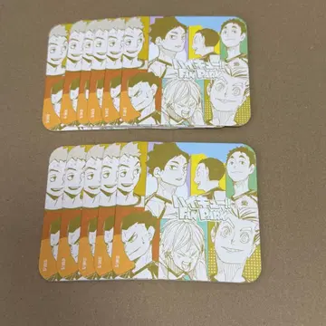 하이큐 팬파크 아트 코스터 후쿠로다니 고등학교