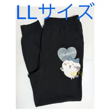 하치와레 사가 자수 LL 사이즈 맨투맨 팬츠 시마무라 블랙 완판템