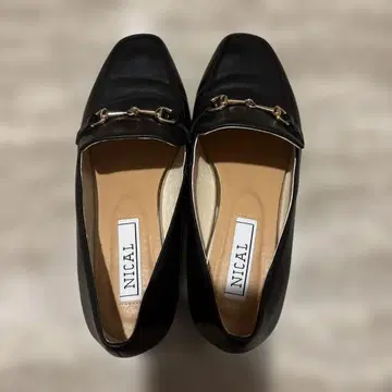 [천연 가죽] [NICAL] 스퀘어토 비트 로퍼/24107