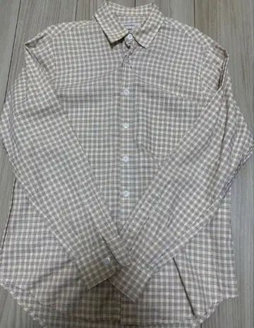 스티븐 앨런 체크 무늬 셔츠 M