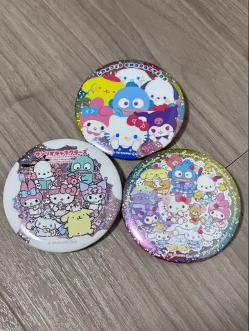 산리오 시크릿 빅 캔뱃지 올스타 세트