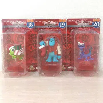 디즈니 크리스마스 오너먼트 복권 마이크 샐리 랜디 3종
