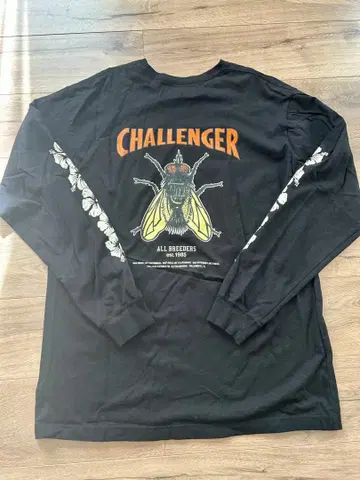 CHALLENGER 긴팔 롱티 블랙 XL