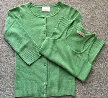 PJ 피치 존 앙상블 캐시미어 100% 그린