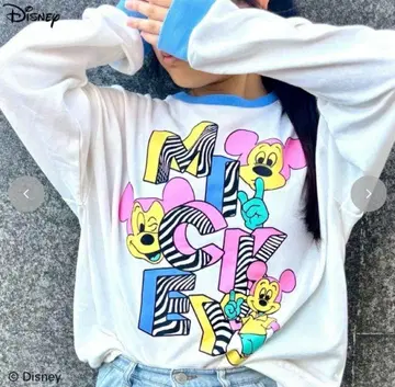 시마무라 Disney 미키마우스 맨투맨