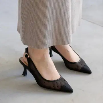 [ Valentine's Day Collection ] 하트 시어 펌프스