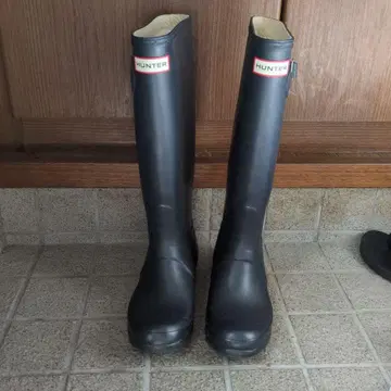 HUNTER 레인부츠 롱 부츠