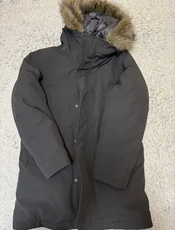 유니클로 울트라 웜 하이브리드 다운 코트