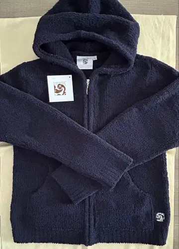 카시웨어 후드티 플리스 자켓 M 네이비 새상품급