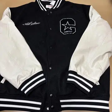 가격 인하 빅 사이즈 새상품 컨버스 바시티 자켓 블랙 4L 사이즈