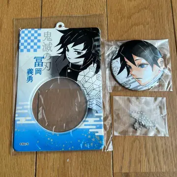 귀멸의 칼날 캔뱃지&특제 홀더 컬렉션 토미오카 기유