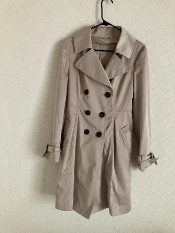 베이지 더블 브레스트 트렌치코트 아오야마 양복 9호