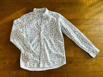 uniform experiment 레오파드 패턴 셔츠 사이즈 2 초특가!