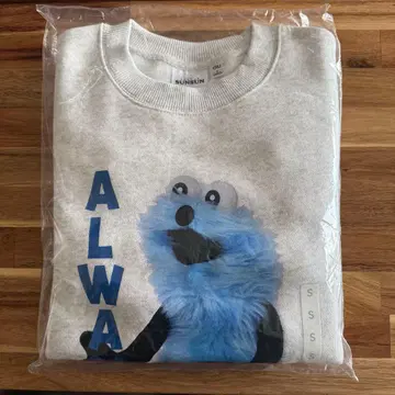 [ 미개봉 새상품 ] 퍼펫 스 맨투맨 S 그레이 헤비웨이트 gu