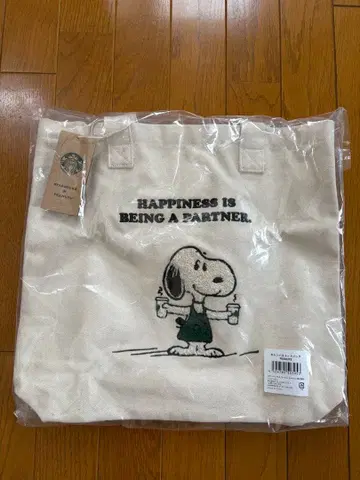 스타벅스 콜라보 스누피 토트백 새상품 미개봉