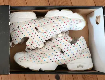 리복 인스타펌프 레인보우 드롭 멀티 컬러 사이즈 26cm