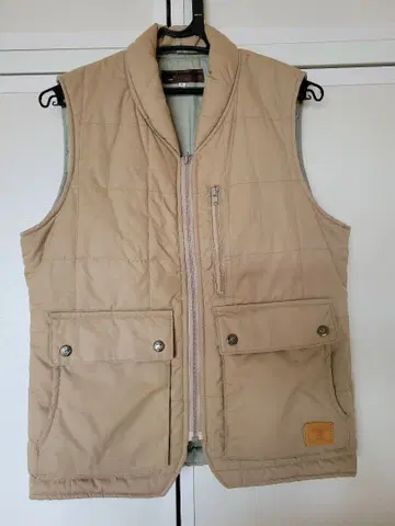 Tenson 베이지 퀼팅 베스트 S 사이즈