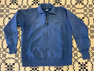 a.presse 빈티지 하프 집 스웨트 사이즈 2