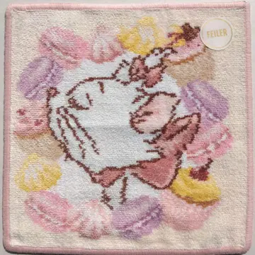 미사용 새상품 FEILER 페이러 손수건 마리 오샤레 캣