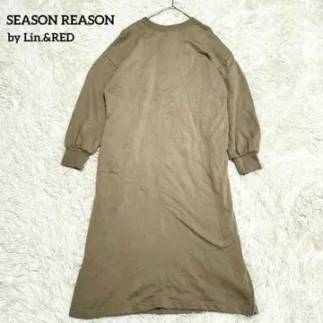 [시즌리즈] 스트레치 풀오버 원피스(M) 세탁 가능 백 버튼