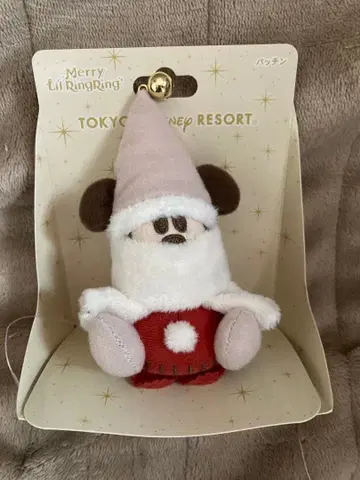 릴루린린 패치 디즈니 크리스마스 봉제 인형 화이트