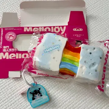 미사용 새상품 mellojoy 메로 조이 늘어나는 치즈 레인보우