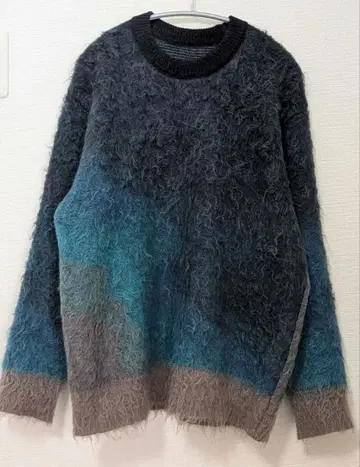 25SS GRADATION MOHAIR KNIT LS