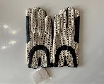 택 포함 새상품 셀모네타 남성용 장갑 니트 블랙 이탈리아제 신사 드라이빙