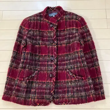 11.10 Chalet Blanc 모헤어 자켓 모헤어 체크 11