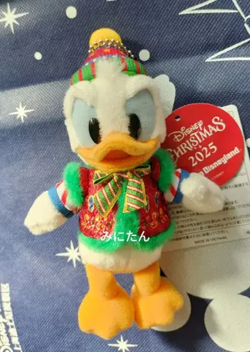 도날드 인형 배지 크리스마스2025 디즈니 크리스마스 인형 배지