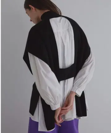 LE PHIL 블랙 백 오픈 베스트