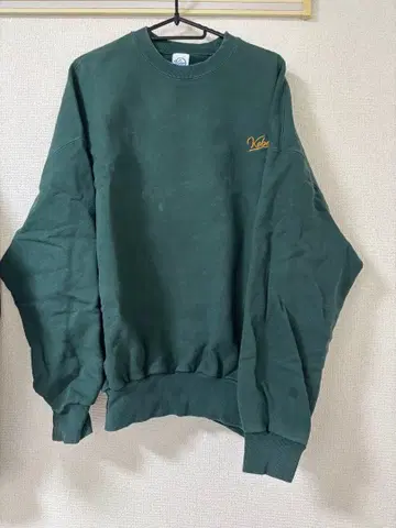 keboz 다크 그린 맨투맨 L 사이즈