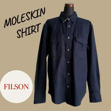 FILSON 몰스킨 셔츠 다크 네이비 M 사이즈 B