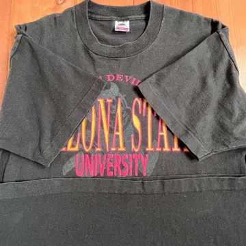 90s USA제 싱글 스티치 후르츠 빈티지 T 블랙 XL