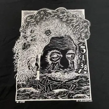 초 레어 아인슈타인 T셔츠 아트 XL USA제