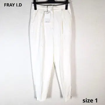 미사용품 FRAY I.D 프레이아이디 팬츠 하의 흰색 화이트 계열