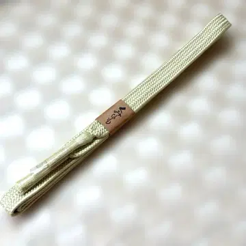 미사용 새상품 어린잎색 조각 끈 허리띠