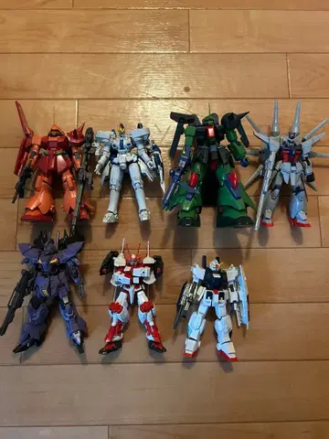 HG RG 건담 프라모델 묶음 판매