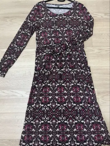 LAURA ASHLEY 꽃무늬 긴팔 원피스 사이즈 9