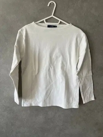 SAINT JAMES 긴팔 티셔츠 화이트