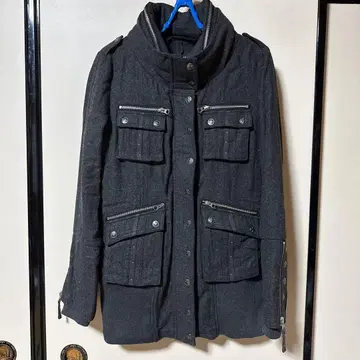 Ozz Croce 다크 그레이 코트