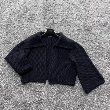 FOXEY NY 42 다크 네이비 니트 자켓