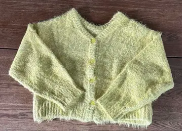 [ 새상품급 ] 멜란지 페더 니트 가디건