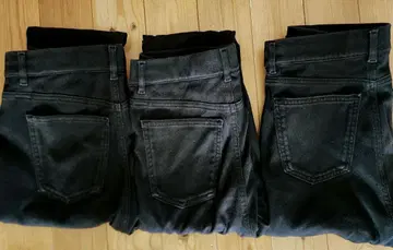 유니클로 히트텍 울트라 스트레치 스키니 팬츠 블랙 3개 세트